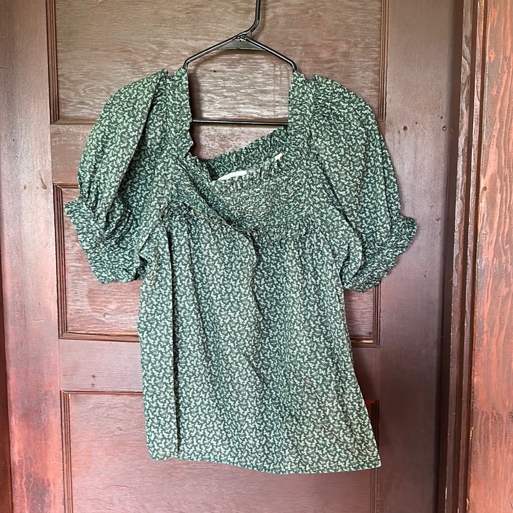 Evergreen colored Doen Blouse
